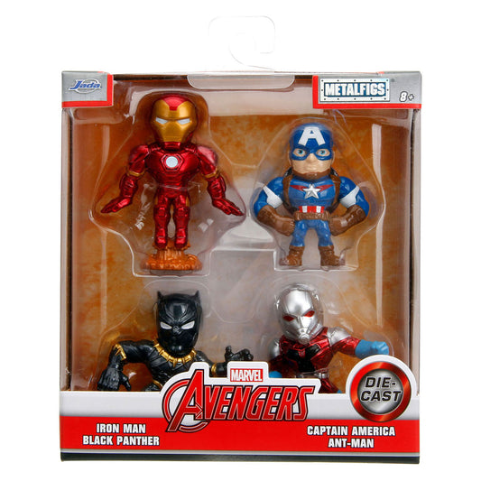 Set 4 figurine metalice 6,5cm Marvel Avengers - Jada