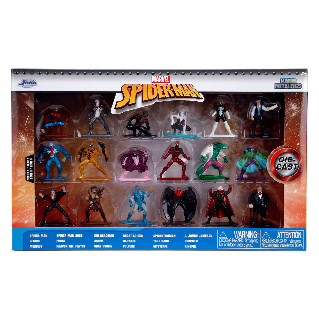 Set 18 Figurine 4cm Spider-man - Jada