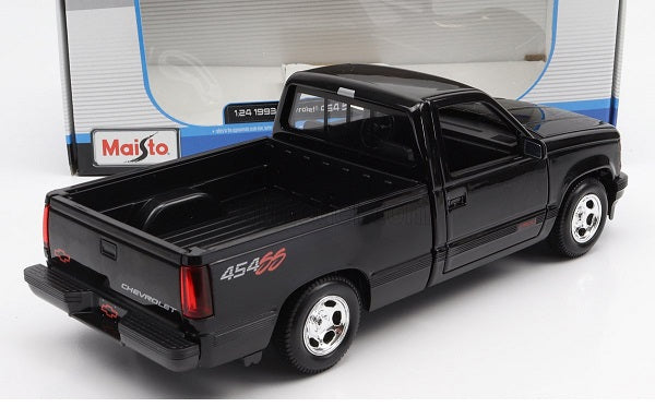 Chevrolet 454 SS Pick-up negru 1993 - 1/24 Maisto