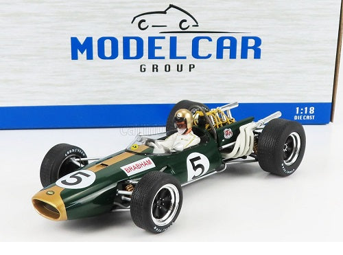 Formula 1 Brabham BT20 #5 Jack Brabham 2nd GP Mexico 1966 - 1/18 Model Car Group