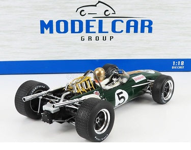 Formula 1 Brabham BT20 #5 Jack Brabham 2nd GP Mexico 1966 - 1/18 Model Car Group