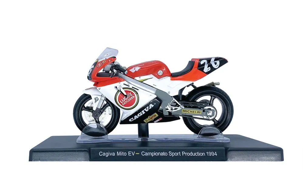 Motocicleta Cagiva Mito EV - Campionato Sport Production 1994 - 1/18 Altaya