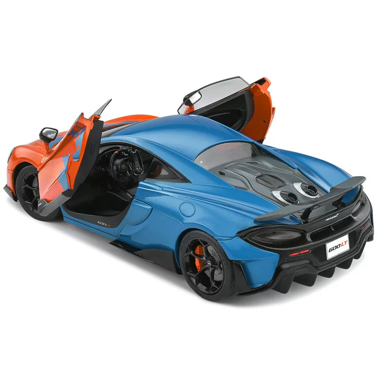 McLaren 600LT albastru/portocaliu - 1/18 Solido