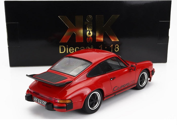 Porsche 911 3.2 Clubsport 1989 rosu - 1/18 KKScale