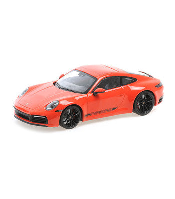 Porsche 911 Carrera 4S 2019 (orange) 1/600 pcs - 1/18 Minichamps