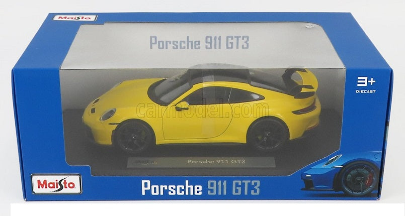 Porsche 911 GT3 galben - 1/18 Maisto