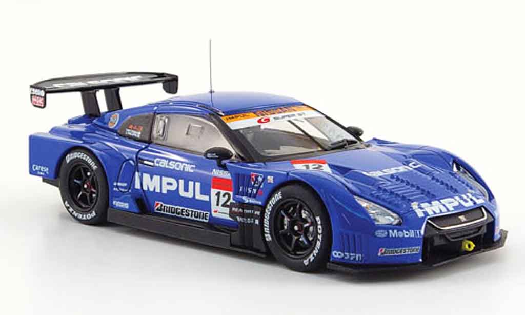 Nissan Calsonic Impul GT-R Sgt500 2010 Rd.3 Fuji #12 cu vitrina plexiglass - 1/43 Ebbro