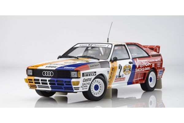 Audi Quattro A2 Schmidt Motorsport - Winners int.avd/sth Hunsruck Rallye 1984 1/300pcs - 1/18 Minichamps