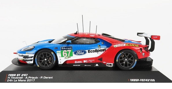 Ford GT #67 24h Le Mans 2017 cu vitrina plexiglass - 1/43 IxoModels