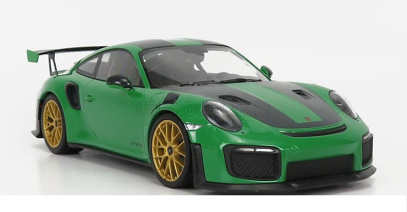 Porsche 911 GT2 RS 2018 verde 1/300pcs - 1/18 MINICHAMPS