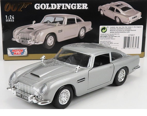 Aston Martin DB5 James Bond 007 "GOLDFINGER" - 1/24 Motormax