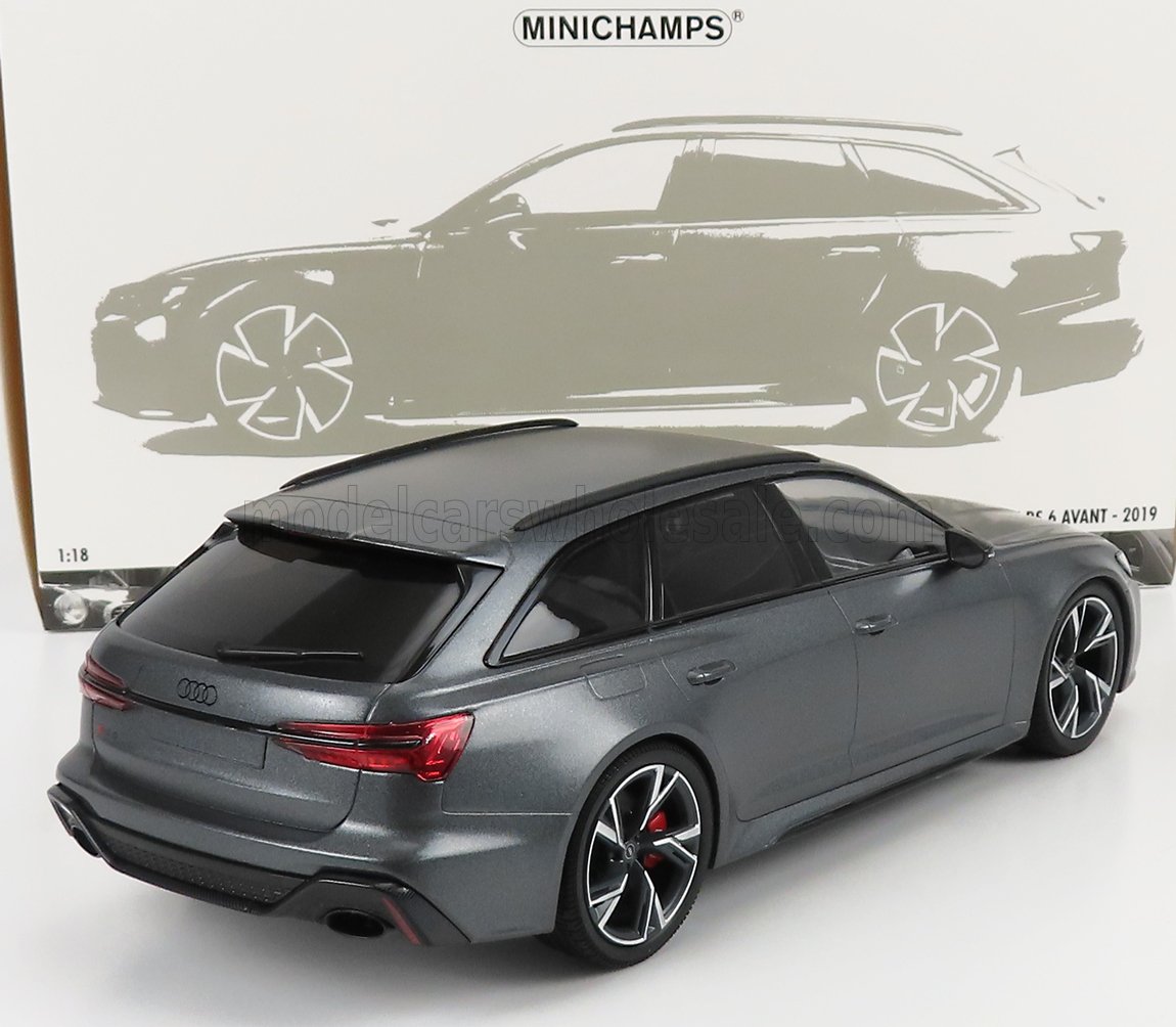 Audi RS6 Avant 2019 gri - 1/18 Minichamps