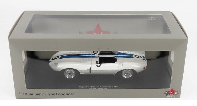 Jaguar D-Type 24h Le Mans 1955 Spear/Walters #9 - 1/18 CMR