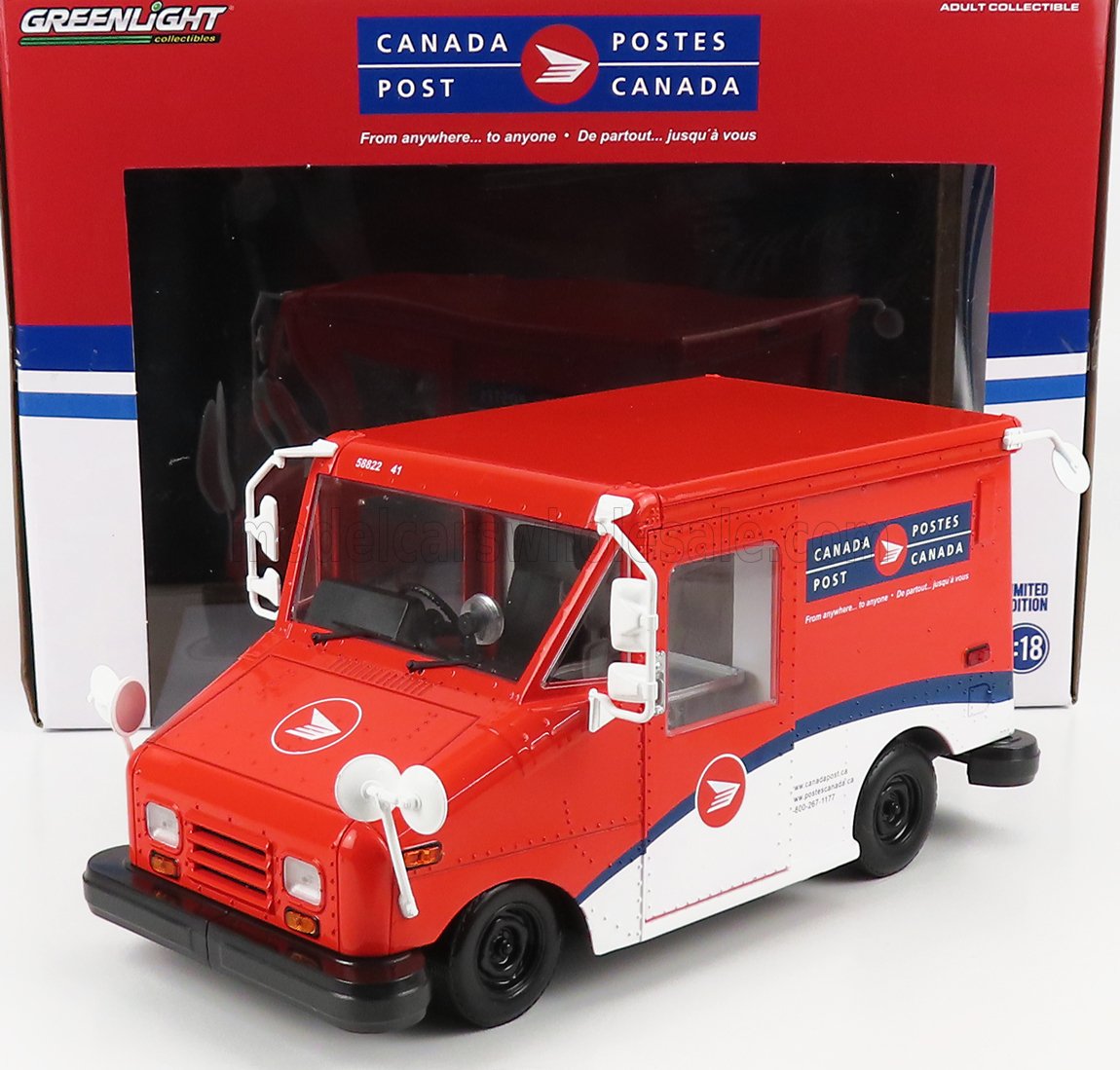 Macheta Canada Post LLV rosu/alb - 1/18 Greenlight