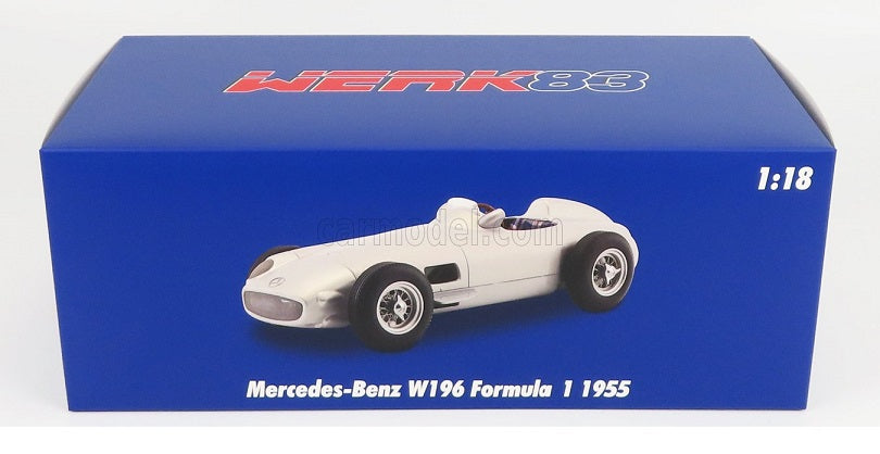 Set Mercedes Blue Wonder si Mercedes-Benz W196 Formula 1 1955 - 1/18 Werk83