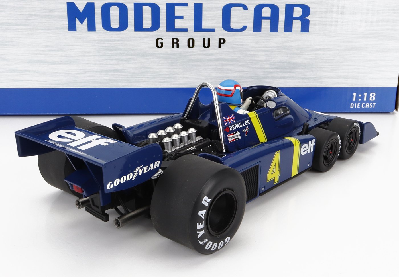 Formula 1 Tyrrell Ford P34-3 #4 Sweden GP 1976 - 1/18 Model Car Group