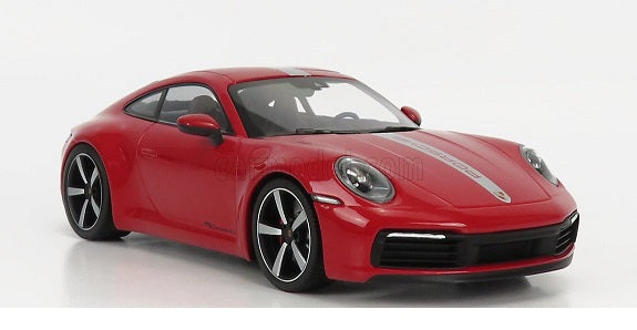 Porsche 911 Carrera 4S 2019 carmine 1/600 pcs - 1/18 Minichamps