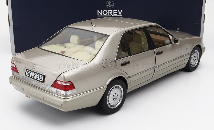 Mercedes-Benz S600 1997 crem - 1/18 Norev