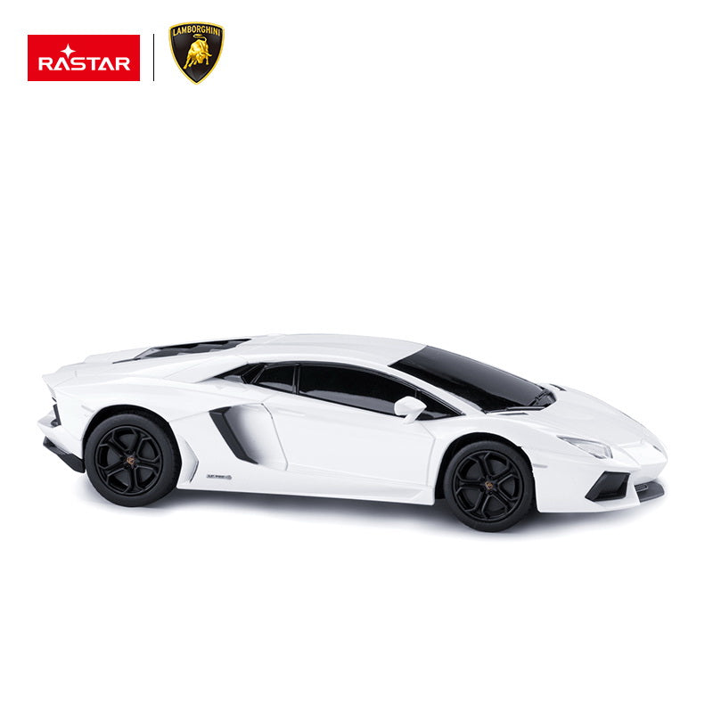 Masinuta cu telecomandata - Lamborghini Aventador alb - 1/24 RASTAR