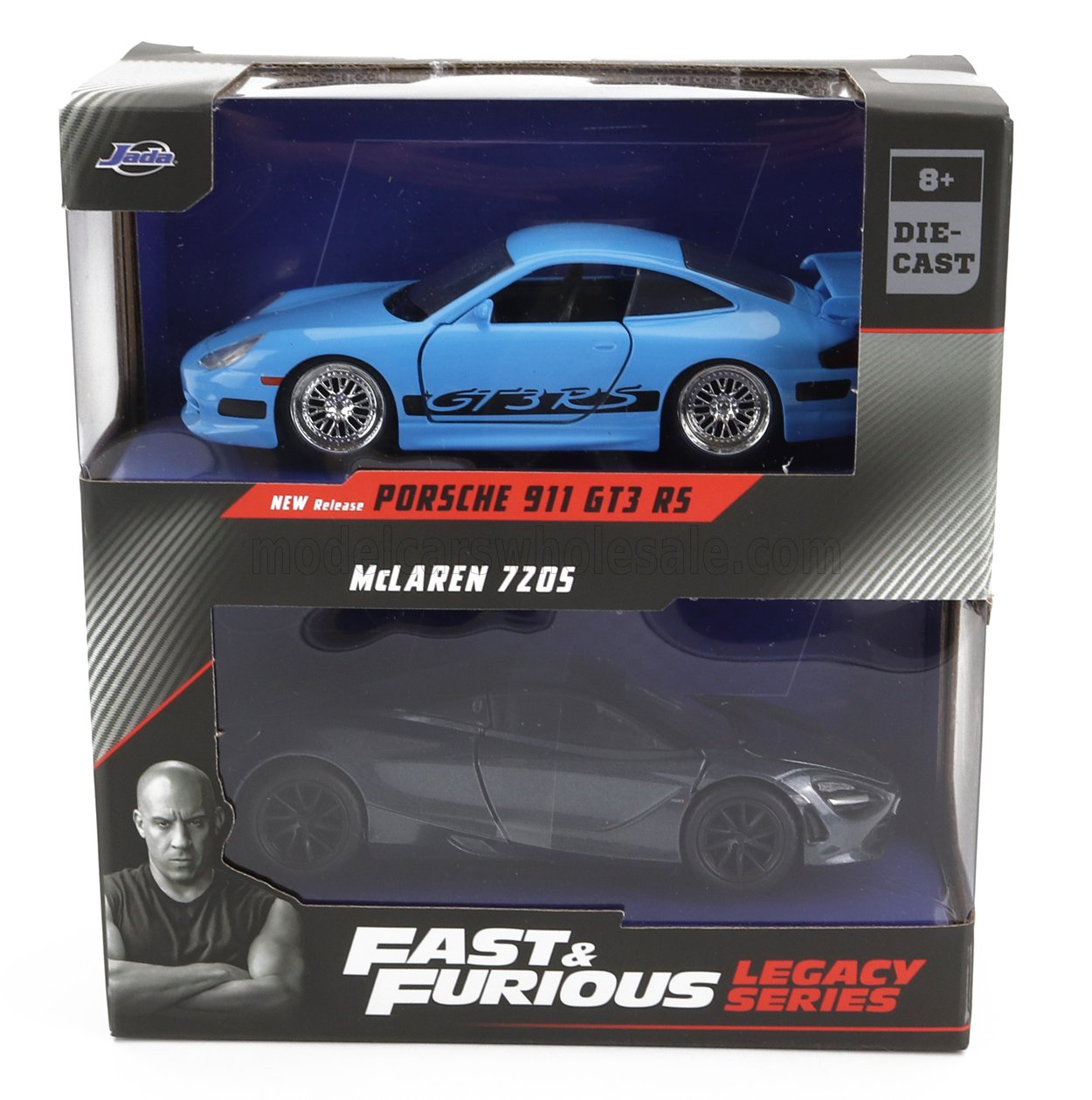 Set 2 machete Porsche 911 Gt3 Rs si McLaren 720s  Fast&Furious- 1/32 Jada