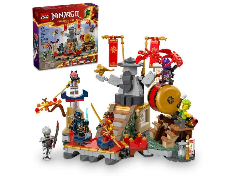 LEGO Ninjago 71818 - Arena de lupta de la turneu (659 piese)