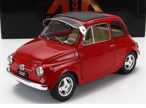 Fiat 500 F 1968 Custom rosu - 1/12 KK-Scale