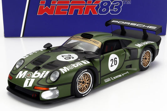 Porsche 911 Gt1 #26 Essais Prequalifiying 24h Le Mans 1996 - 1/18 Werk83