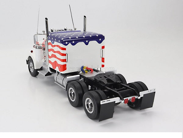 Camion Kenworth W900 stars and stripes white/red/blue - 1/18 Road Kings