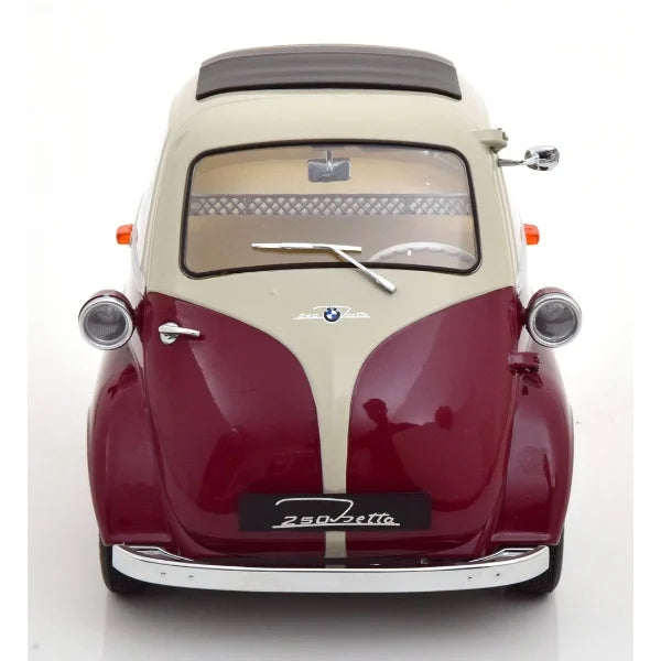 BMW 250 Isetta 1959 visiniu/crem - 1/12 KK-Scale