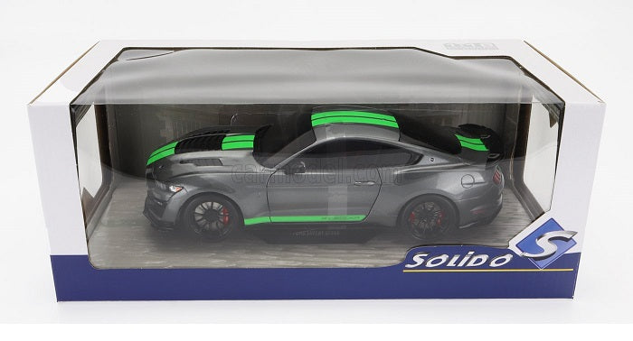 Ford Shelby GT500 gri/verde - 1/18 Solido