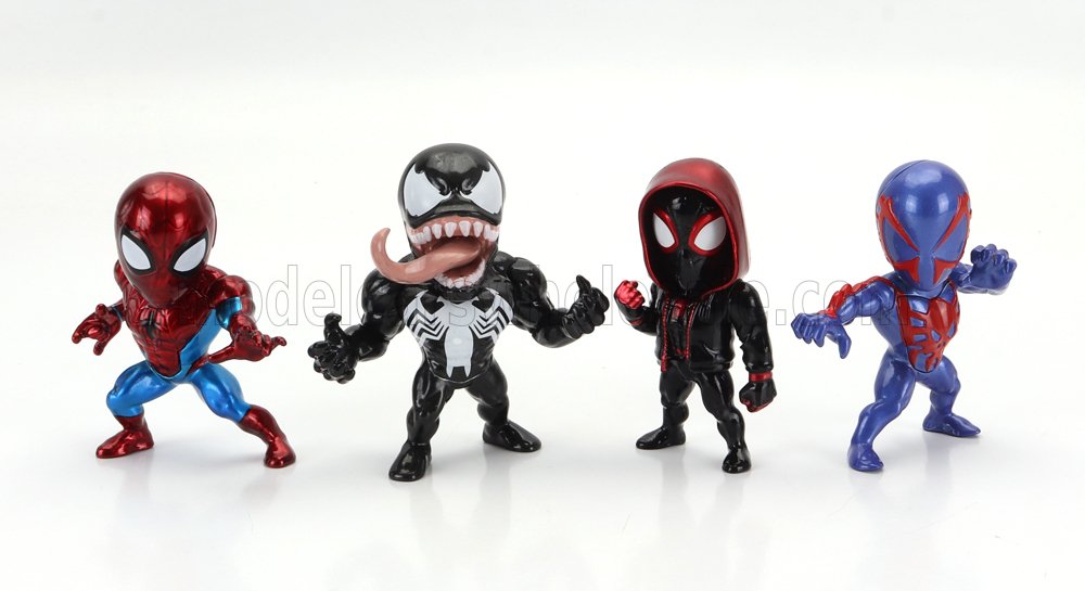 Set 4 figurine metalice 6,5cm Spider-man - Jada