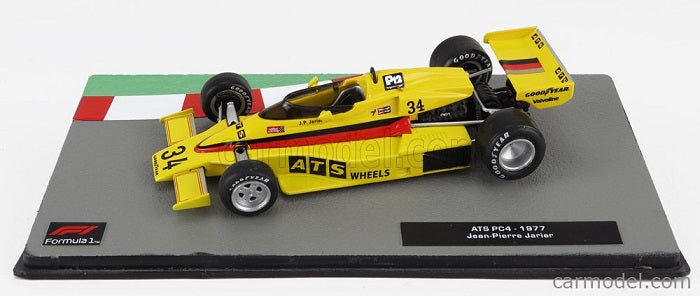 Formula 1 ATS PC4 - 1977 Jean-Pierre Jarier cu vitrina plexiglass - 1/43 Altaya