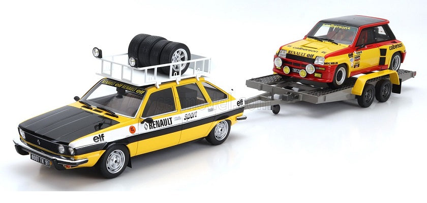 SET - Machete Renault Rallye Pack - 1/18 Ottomobile