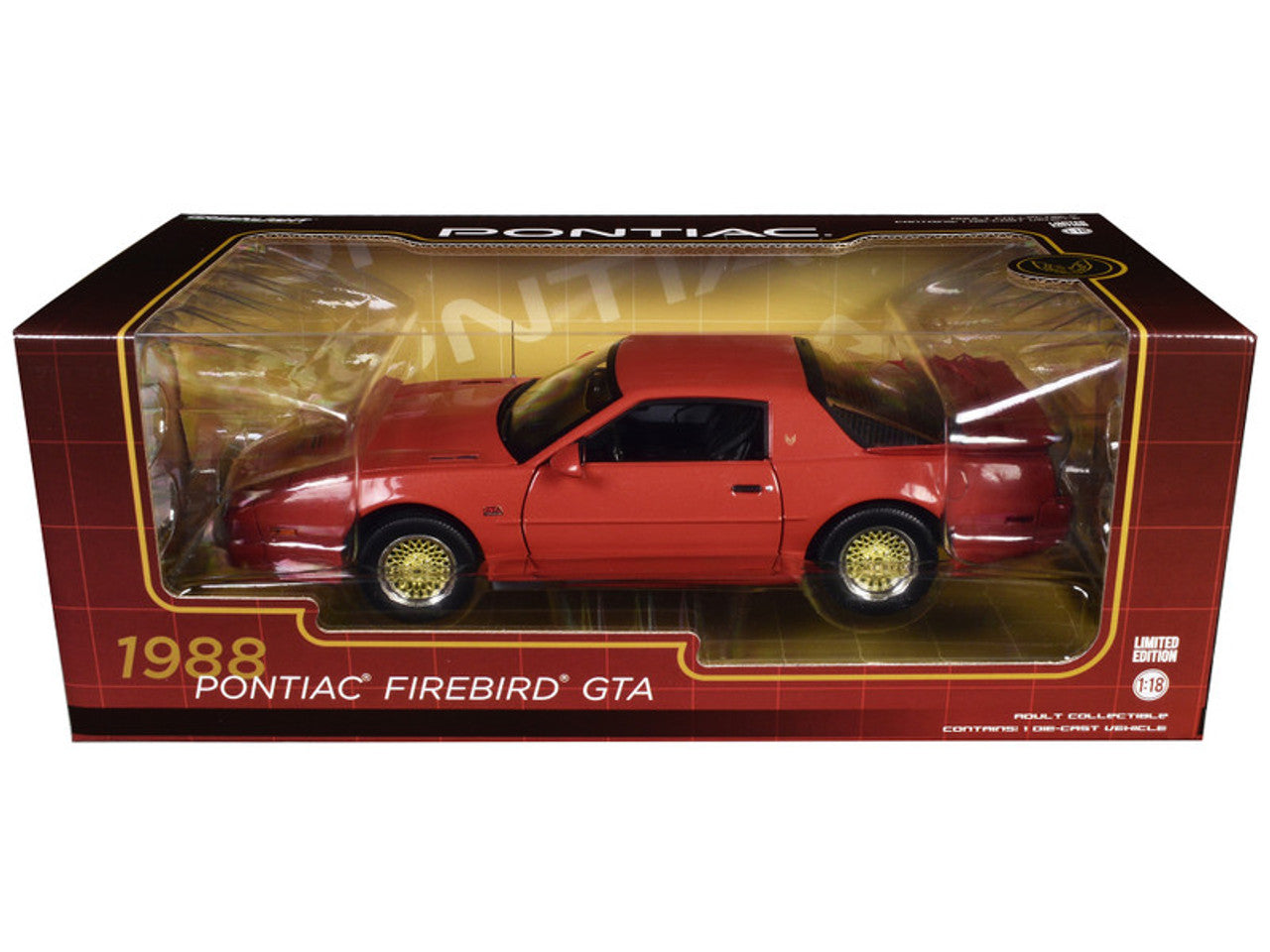 Pontiac Firebird GTA 1988 rosu - 1/18 Greenlight