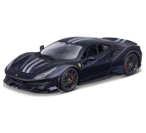 Ferrari 488 Pista bleumarin/gri - 1/24 Bburago