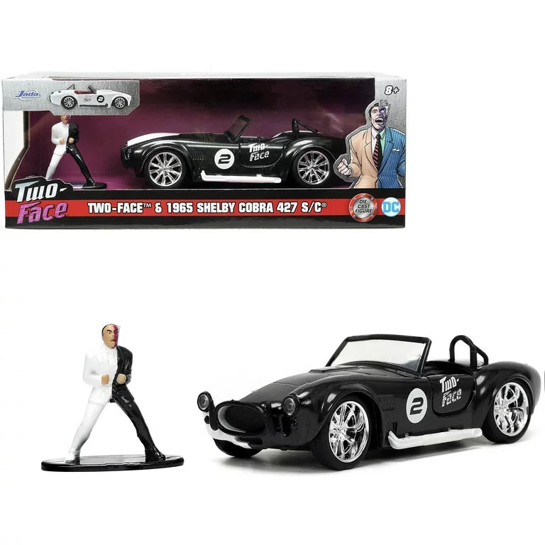 Shelby Cobra 427 S/C 1965 si figurina Two-face - 1/32 Jada