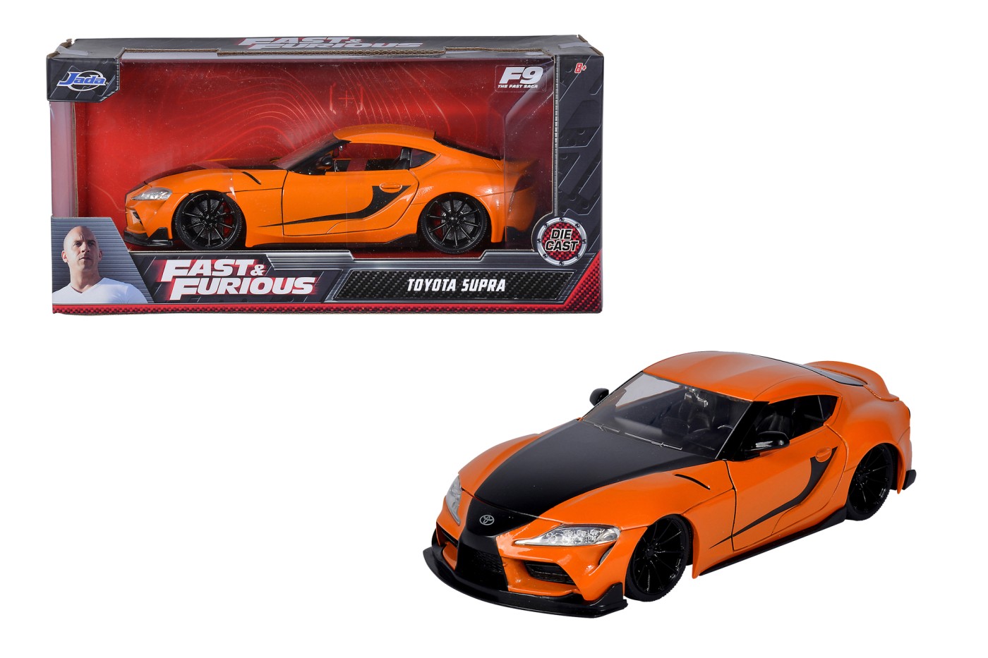 Toyota Gr Supra portocalie - 1/24 Jada