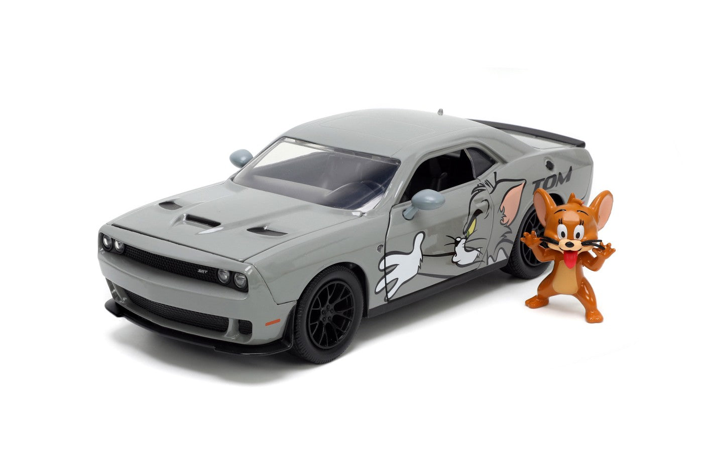 Dodge Challenger Hellcat 2015 cu figurina Jerry - 1/24 Jada