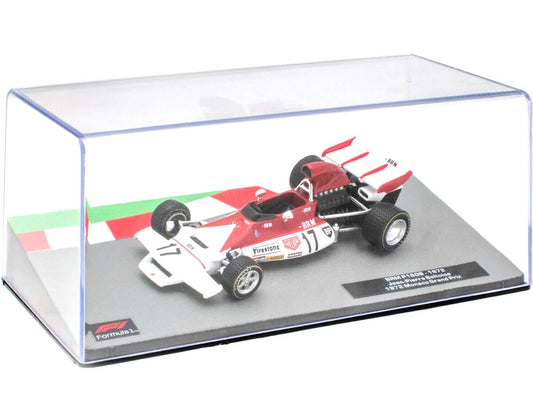 Formula 1 BRM P160B 1972 Jean-Pierre Beltoise 1972 Monaco Grand Prix cu vitrina plexiglass - 1/43 Altaya