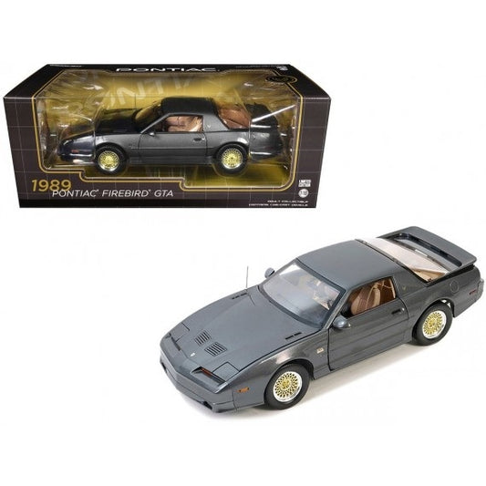 Pontiac Firebird GTA 1989 grey - 1/18 Greenlight