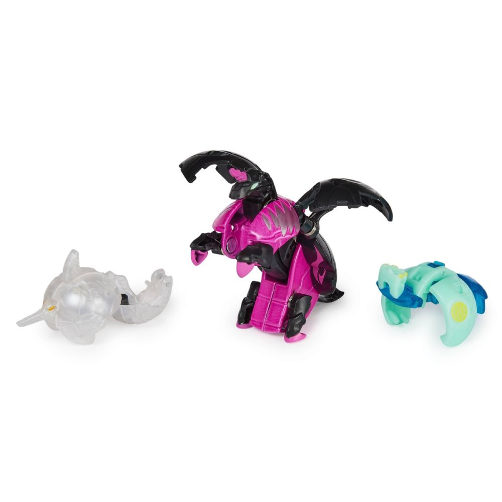 Set 3 figurine Bakugan Evolutions Platinum Series - Neo Pegatrix,Nano Blade si Nano Siphon