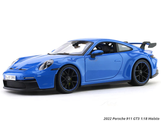 Porshe 911 Gt3 albastru - 1/18 MAISTO