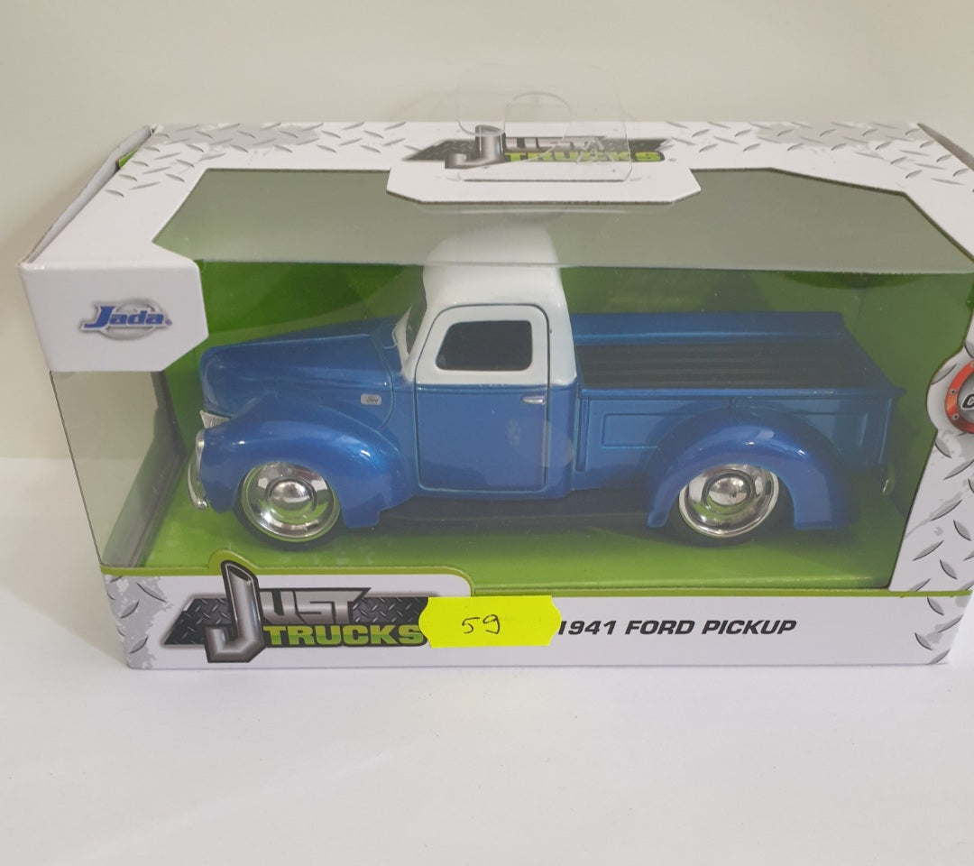 Ford Pickup 1941 albastru/alb - 1/32 Jada