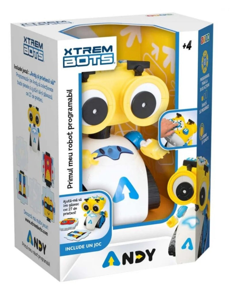 Robot interactiv Andy - Primul meu robot programabil - Blue Rocket