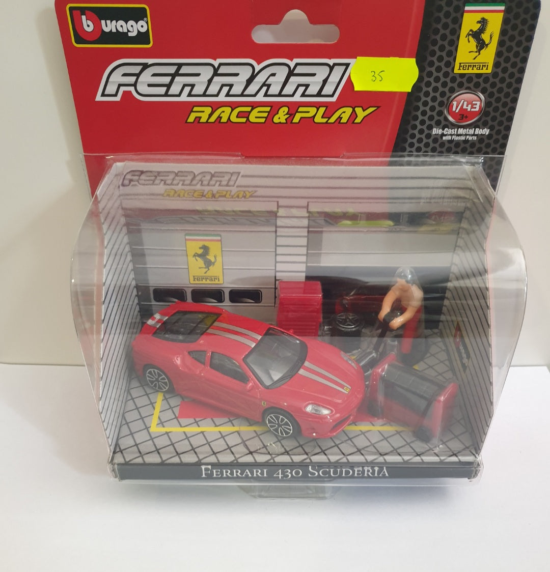 Ferrari F430 Scuderia cu accesorii - 1/43 Bburago