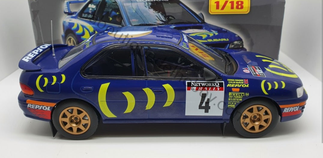 Subaru Impreza 555 #4 - 1/18 Altaya