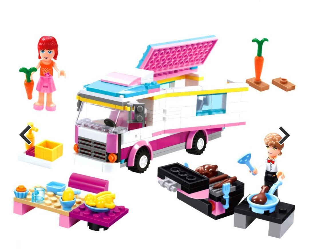 Set de construit Rulota de picnic 337 piese - Micul Constructor