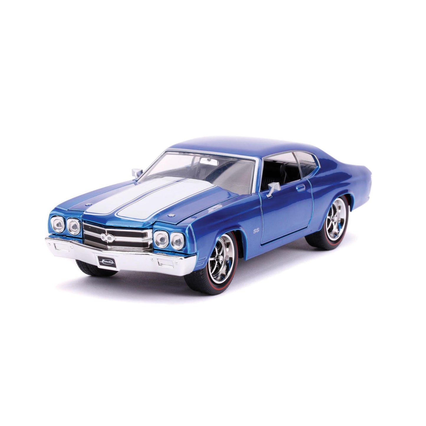 Chevrolet Chevelle SS 1970 albastru cu dungi albe - 1/24 Jada