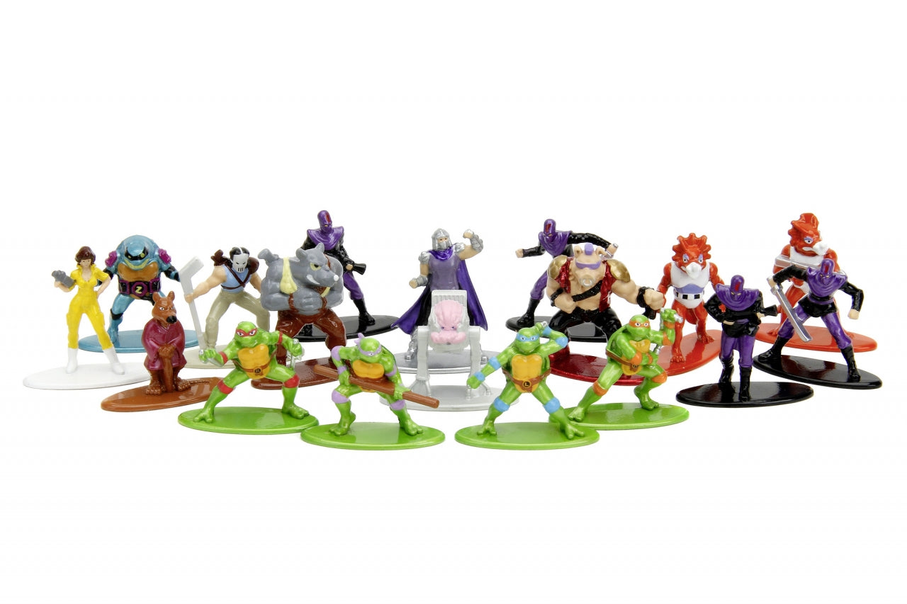 Set 18 figurine metalice 4cm Teenage Mutant Ninja Turtles - JADA