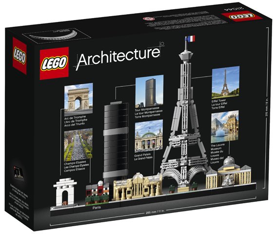 LEGO Architecture 21044 - Paris (649 piese)